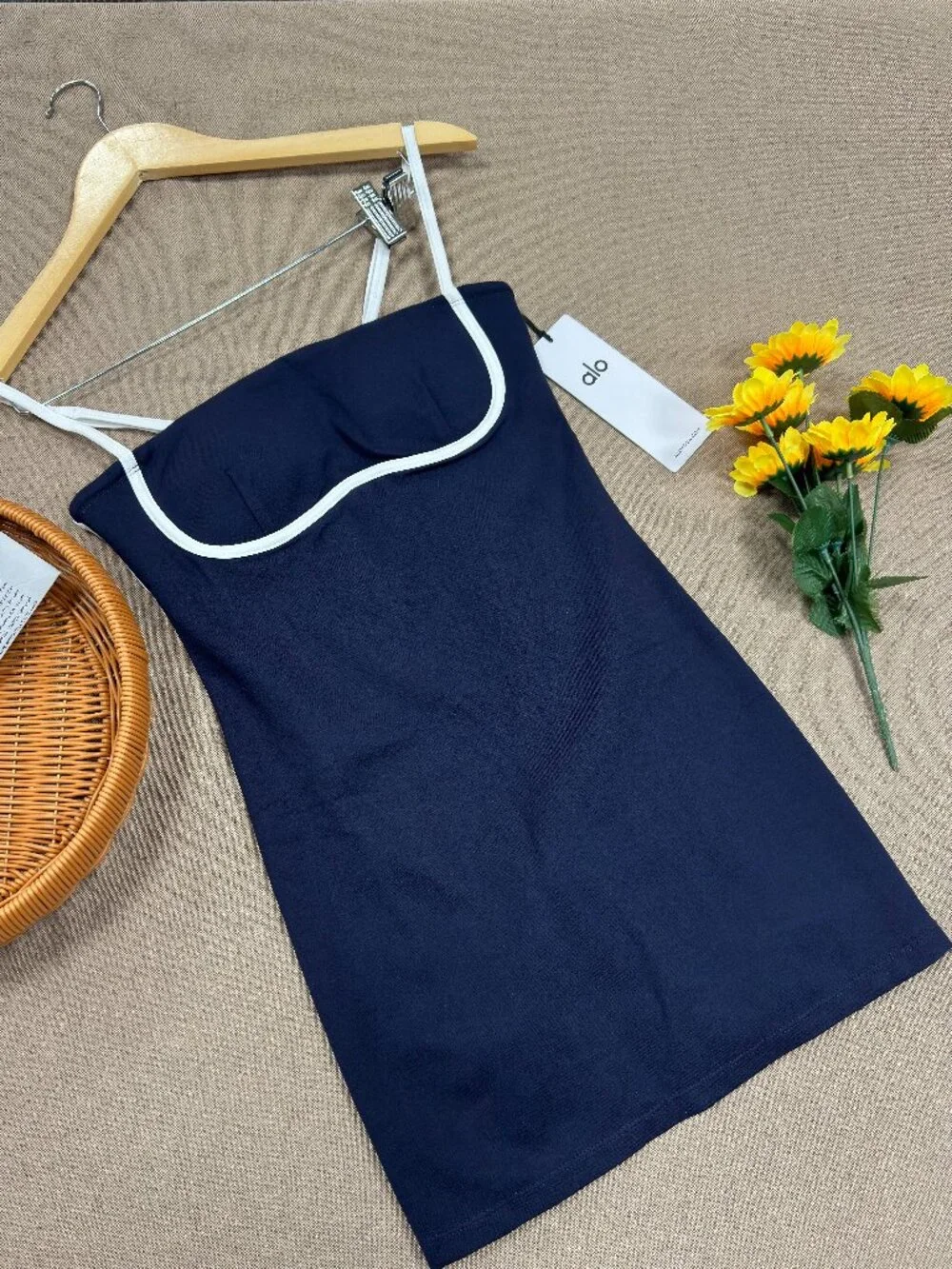 Obsessed With This💙Alo Yoga Airbrush Streamlined Dress Navy🎽NWT Size M